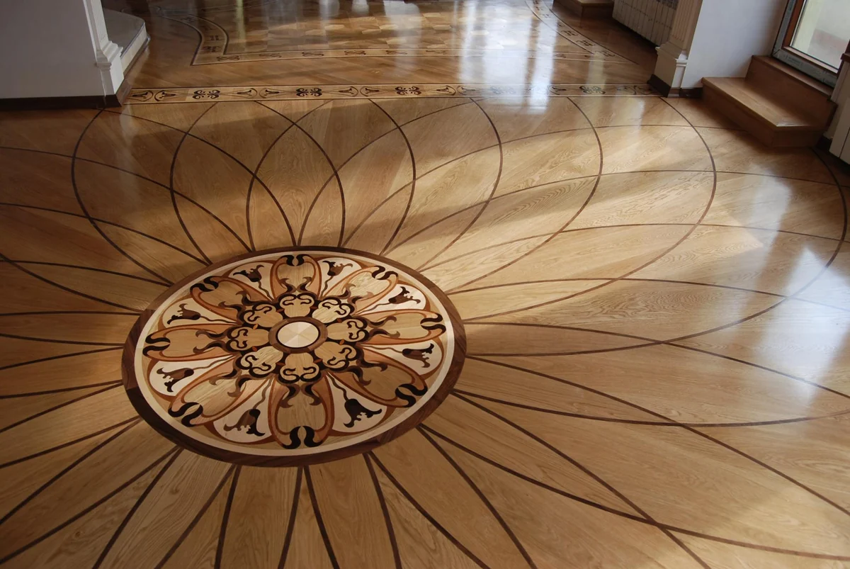Artistic rosette in the center of a living room — made by Artistico