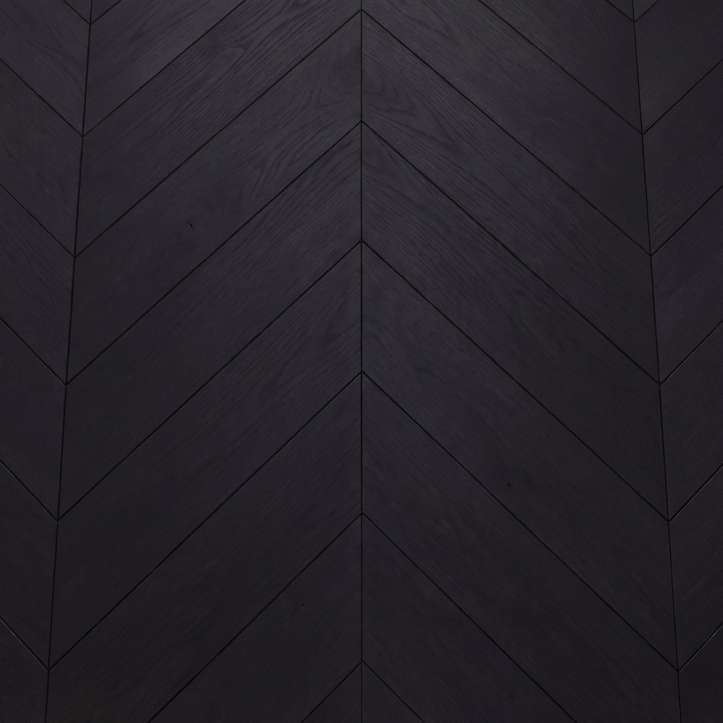 Engineered Oak Chevron — Ebony