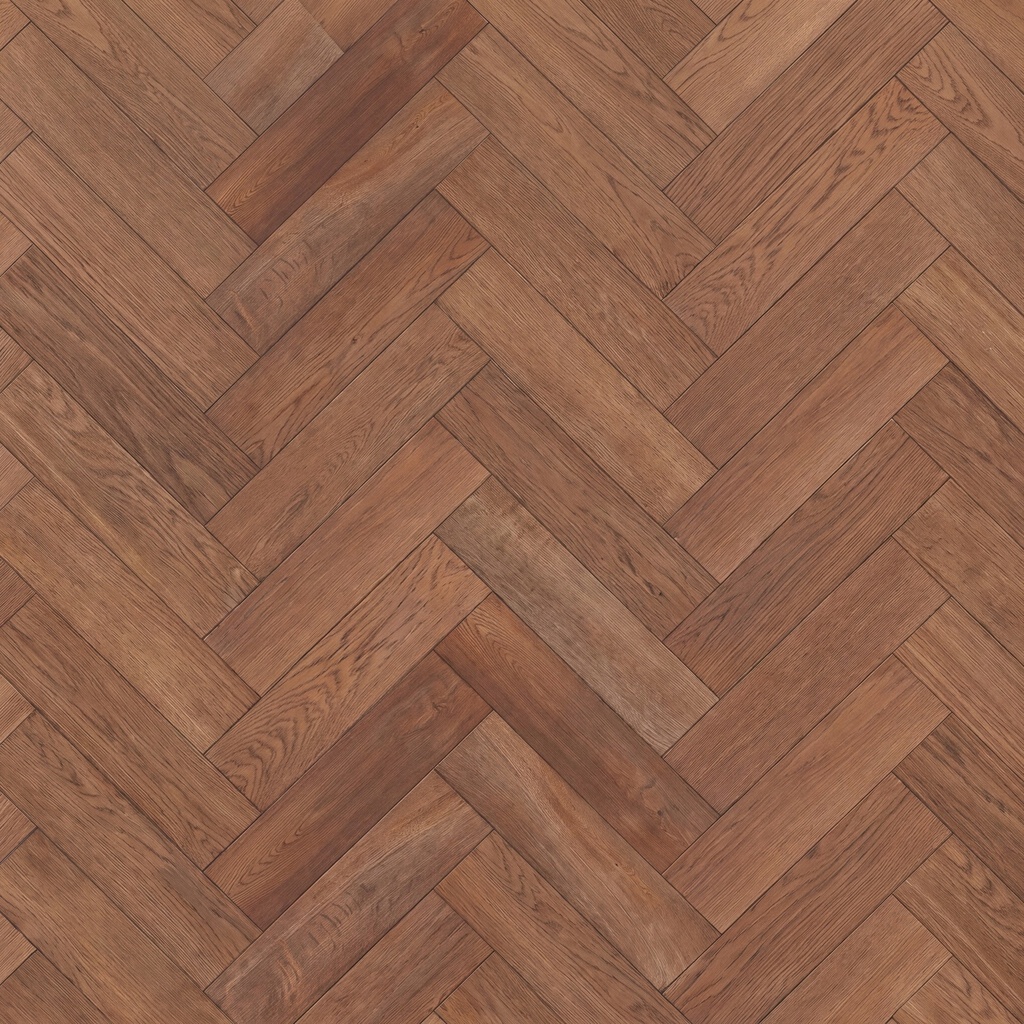Engineered Oak Herringbone — Terracotta