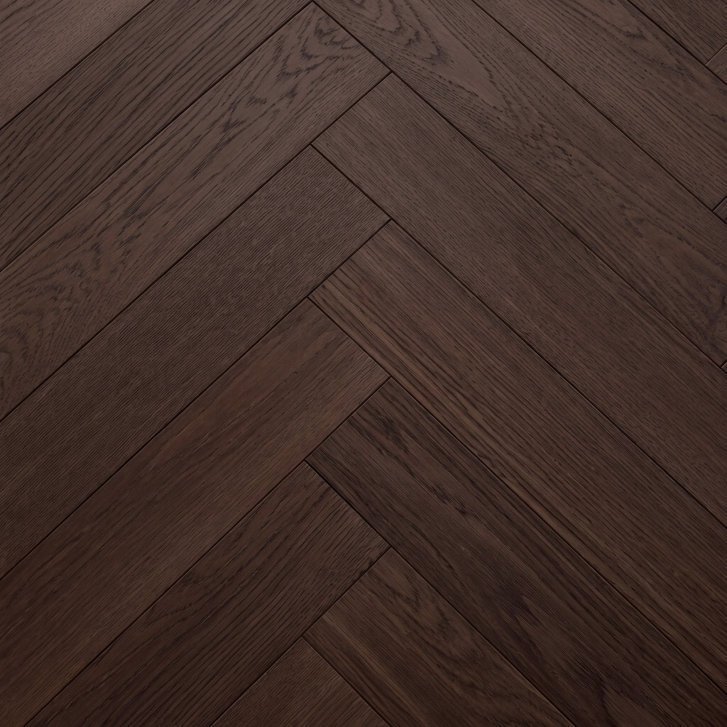 Engineered Oak Herringbone — Cocoa