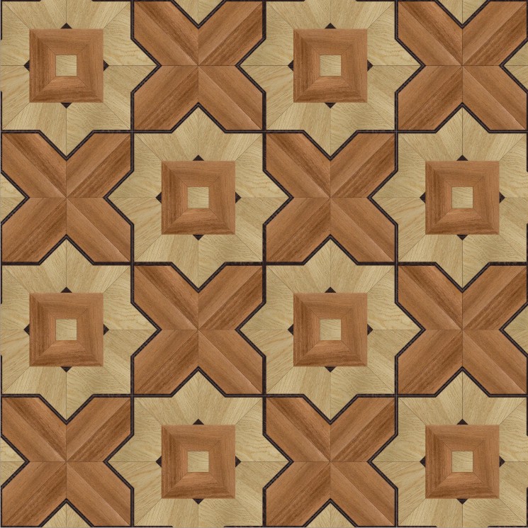 Figured parquet