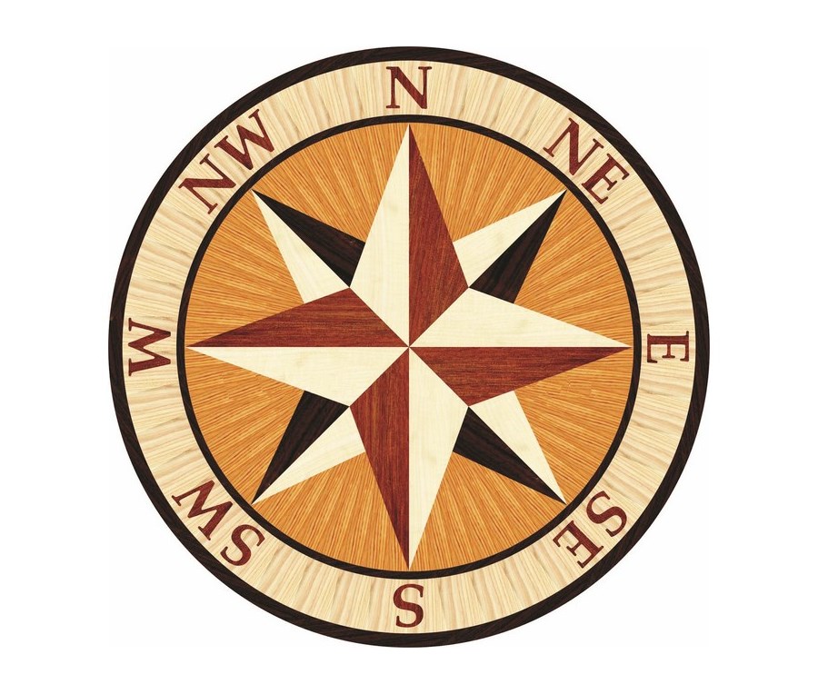 Mariner's Compass Rosette