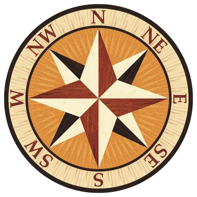 Mariner's Compass Rosette