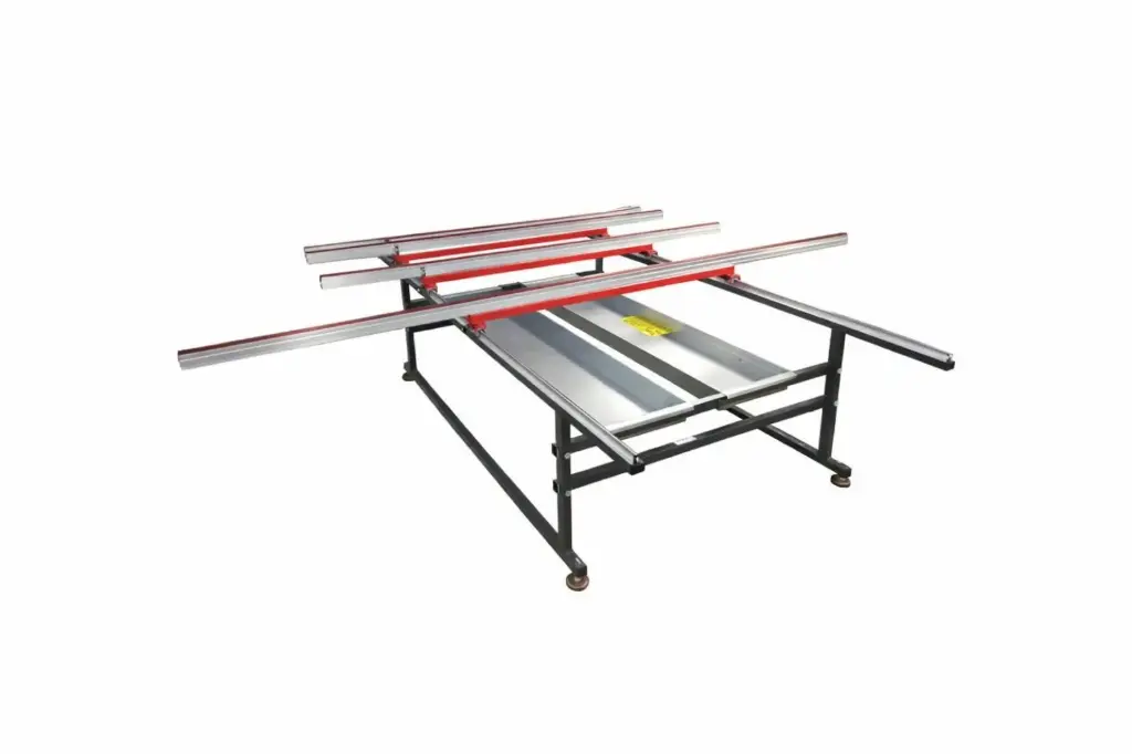 Assembly Table with Telescopic Arms – Extended