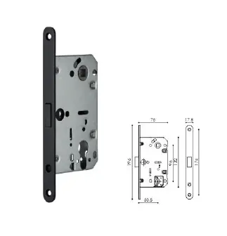 Magnetic mortise lock – Heavy Duty