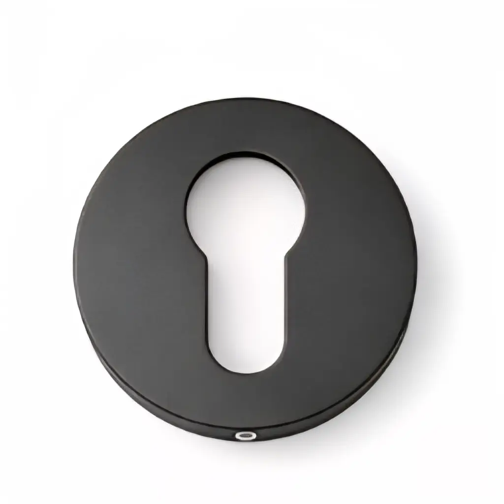 Round rosette for cylinder –  premium-coated aluminum