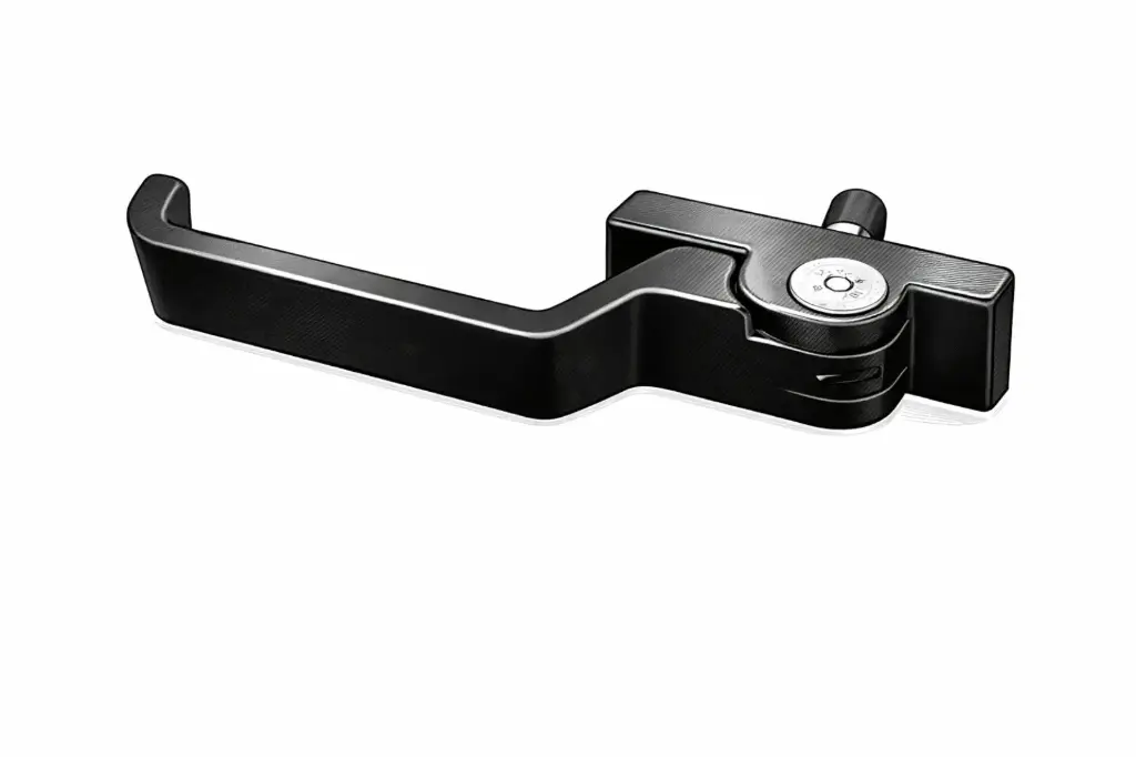 Handle for facade vent with striker (88 mm)