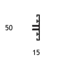 5016 Ригел предено перо за Ф50