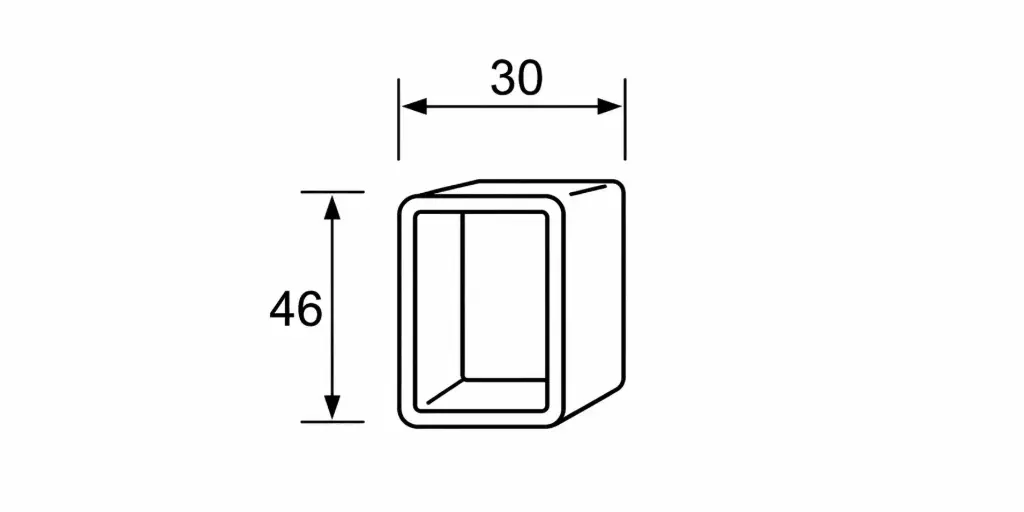 5061 Кутия 30 х 46 снадка колона