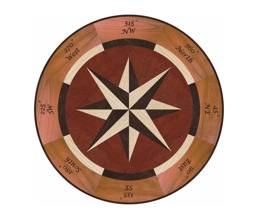 Compass Rose Rosette