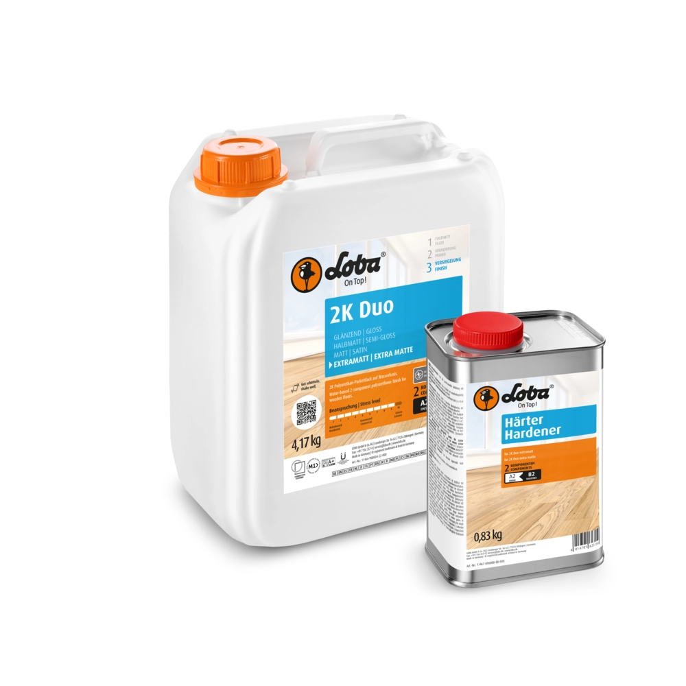 WS 2K Duo - Двукомпонентен лак за паркет